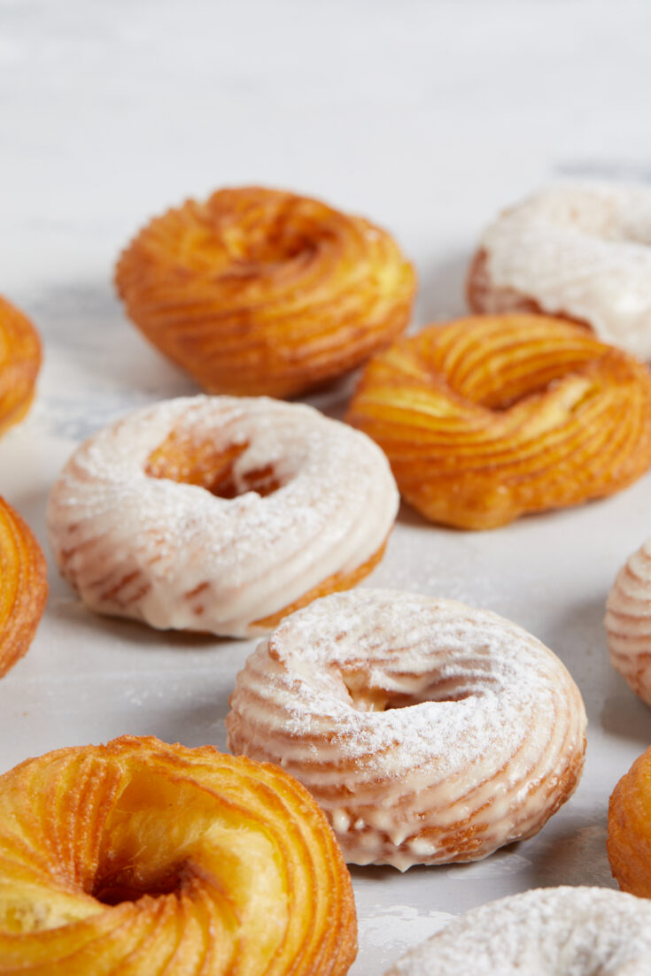 Maple Glazed Cruller Donuts