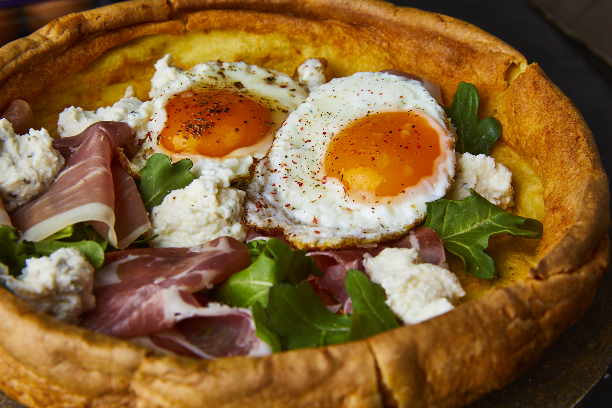 Savory Dutch Brunch Baby with Herb Ricotta