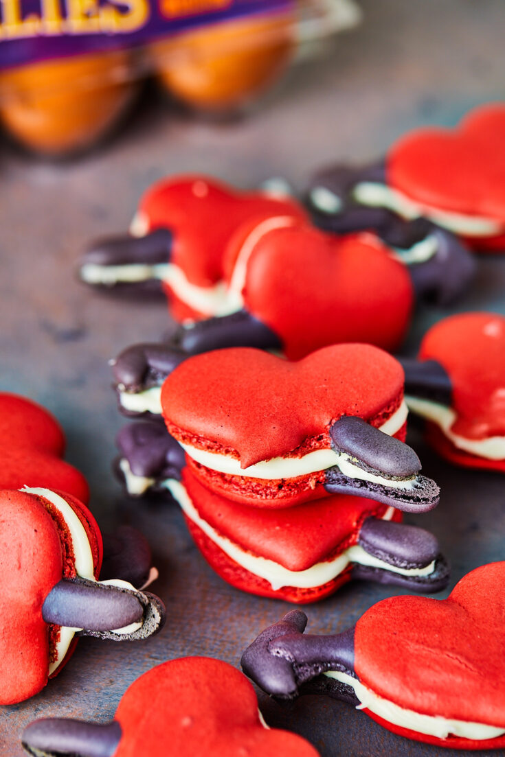 Red Velvet Macarons