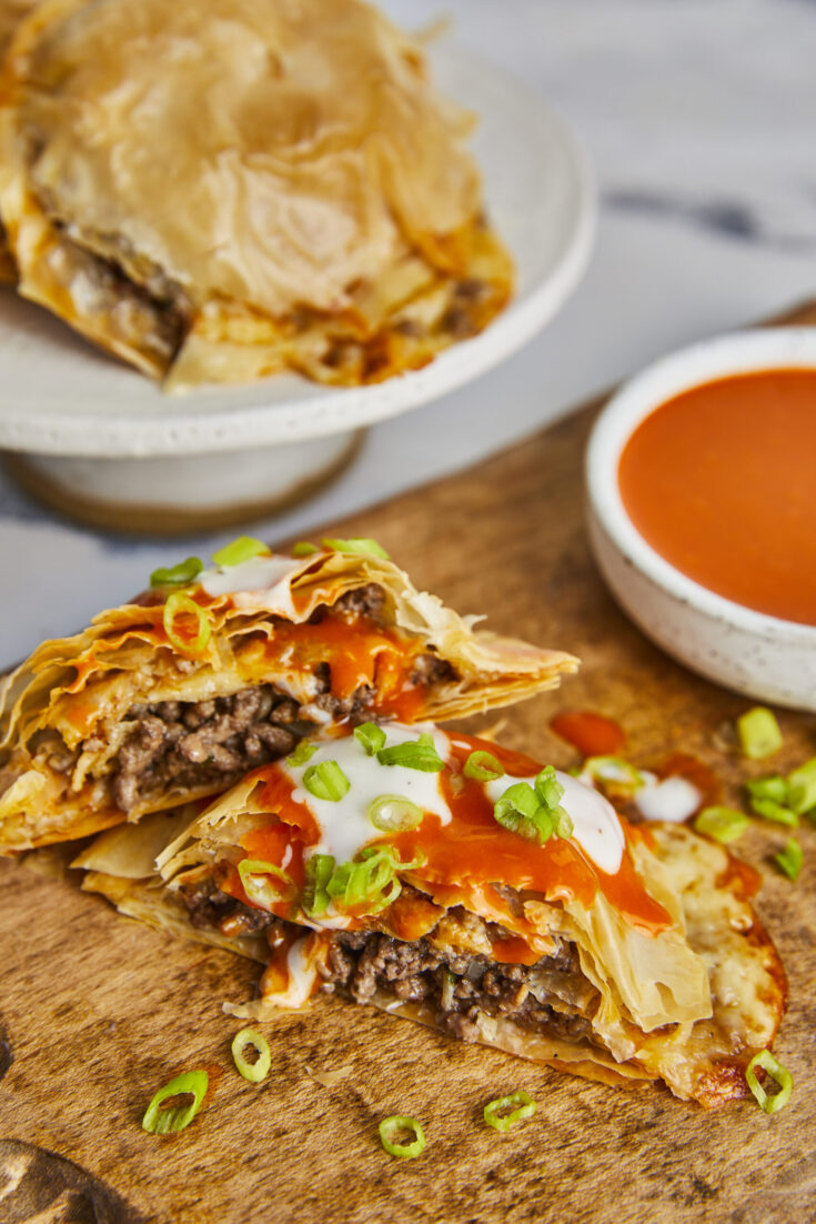 Buffalo Beef Ranch Mozzarella Pastry Hand Pie