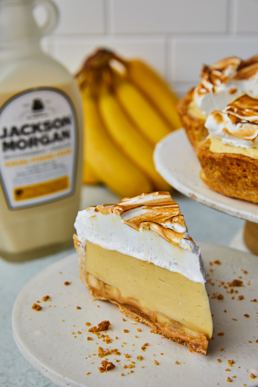 Banana Whiskey Caramel Cream Pie Southern FATTY