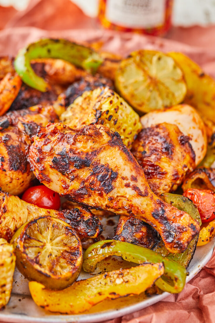 Grilled Chipotle Chicken with Orange Glaze