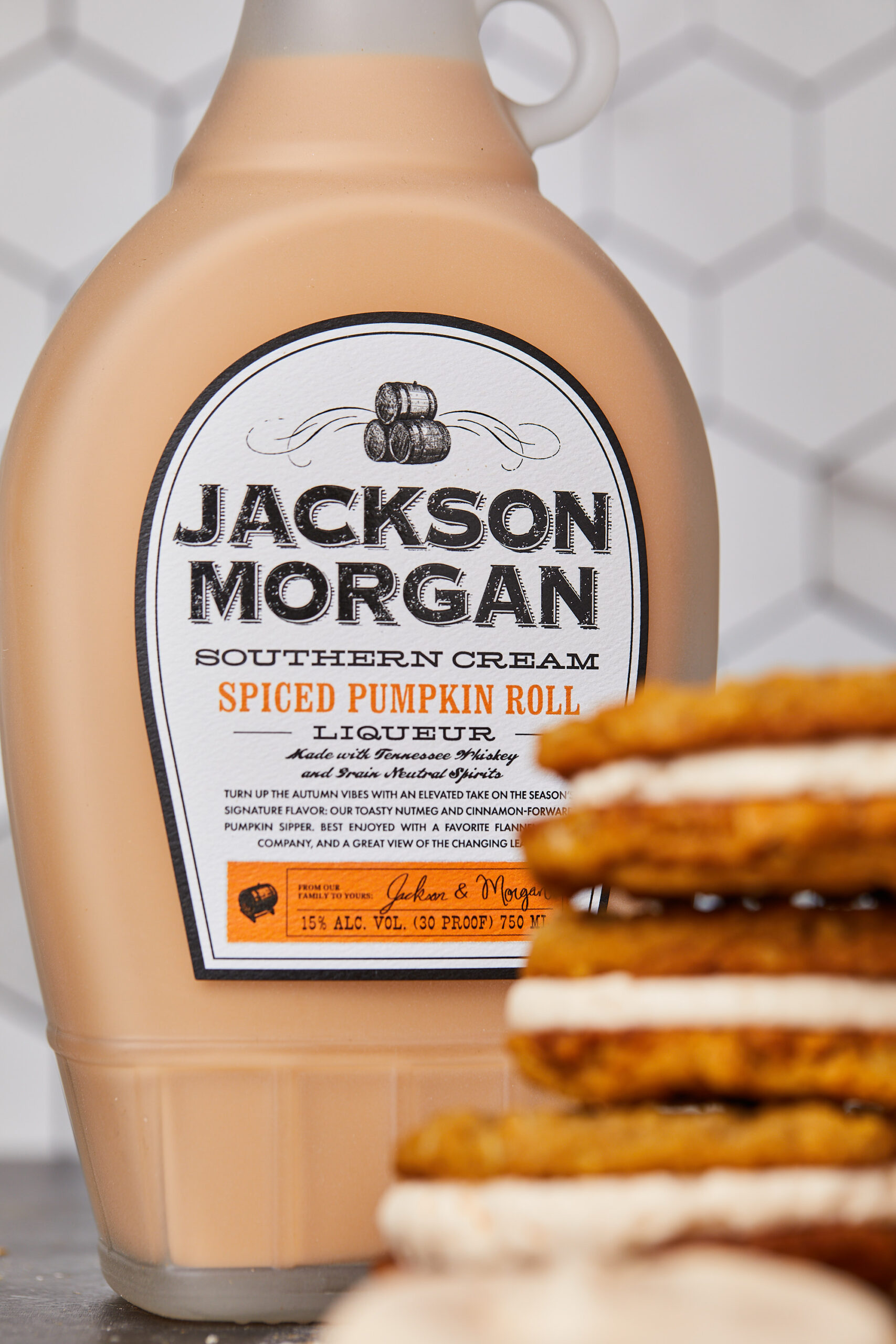 Jackson Morgan Spiced Pumpkin Roll Whiskey Cream